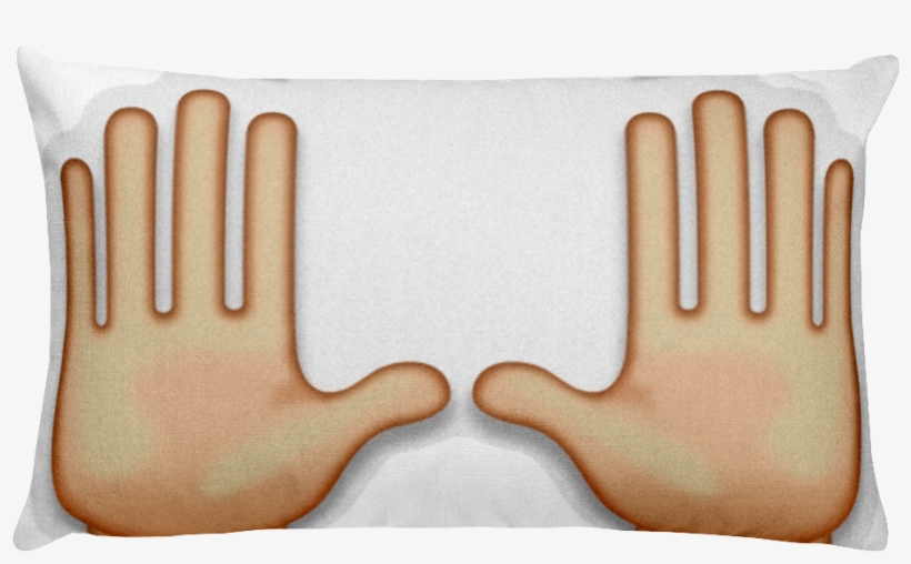 Emoji Bed Pillow - Praise Hands Emoji Png, transparent png #1485123