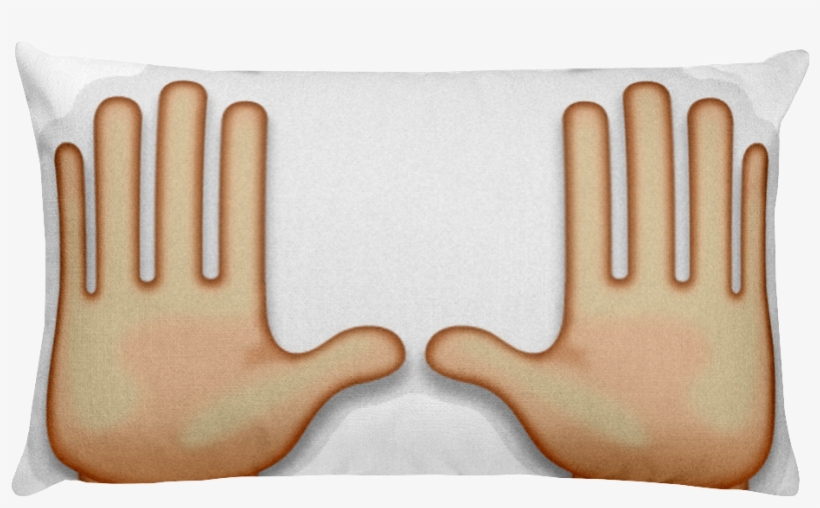 Emoji Bed Pillow Praise Hands Emoji Png Free Transparent PNG
