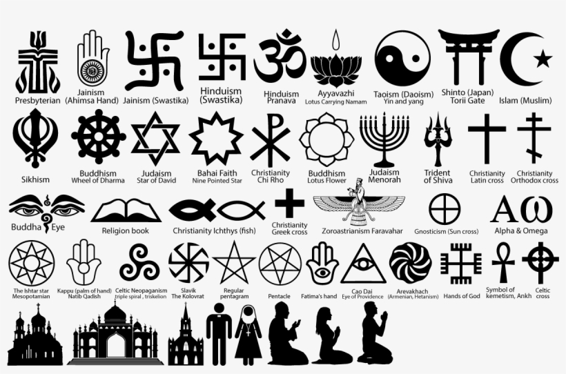 Religious Symbol Religion Sign - Signos De Las Religiones, transparent png #1485194
