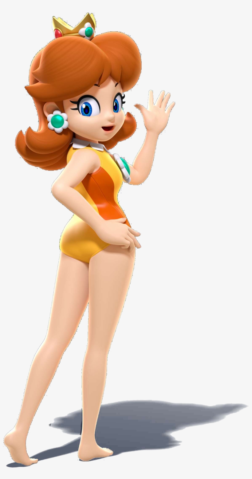 Mario & Sonic 2016 - Daisy Mario And Sonic, transparent png #1485281