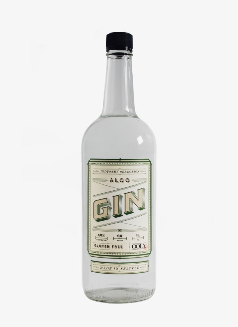 Aloo Gin Bottle Shot 2018 - Vodka, transparent png #1485311