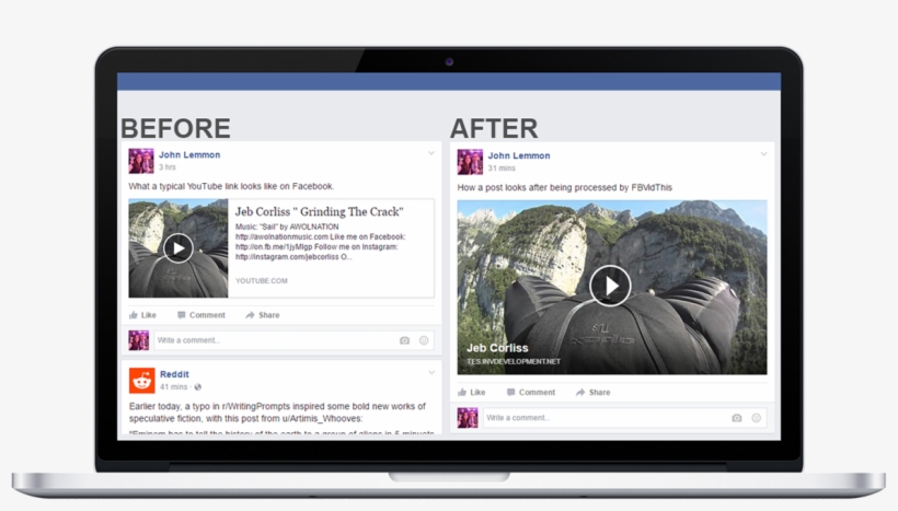 Display Full Width Youtube Videos On Facebook - Examples Of Engaging Social Posts, transparent png #1485405