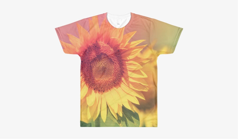 Summer Sunflower All Over Print - Hazy Summer Sunflower - Tote Bags, transparent png #1485781