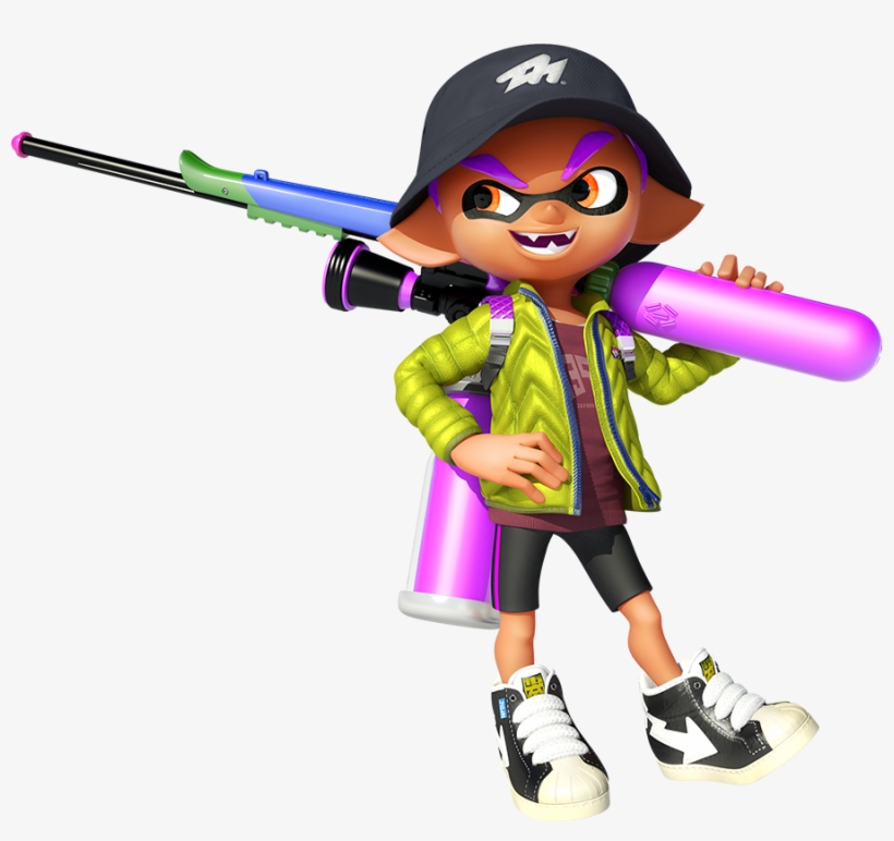 The System Will Automatically Switch Who You'll Chat - Splatoon 2 Charger Png, transparent png #1485815