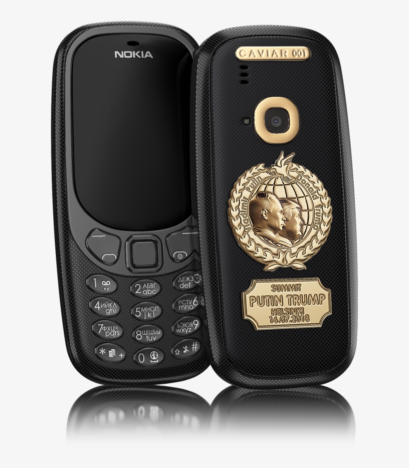 Caviar Nokia Putin Trump Summit Black Version - Nokia 3310, transparent png #1485935