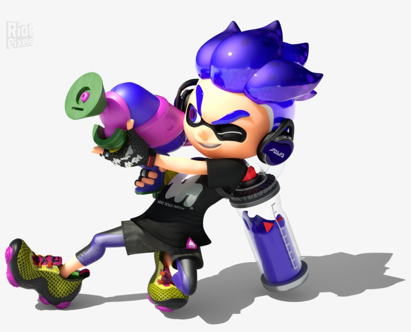 15 June - Green Inkling Splatoon 2, transparent png #1485958