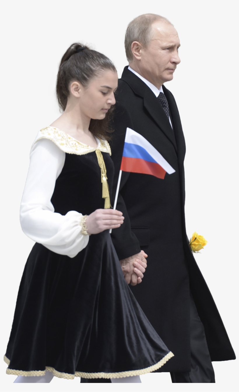 Personvladimir Putin And A Young Woman Holding Hands - 1915 Armenian Genocide 2016, transparent png #1486038