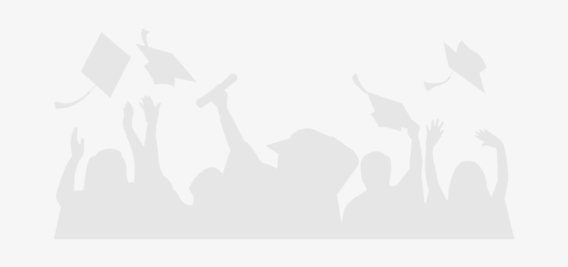 Graduation - Silhouette, transparent png #1486039