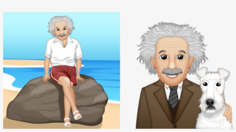 Einstein On The Beach And With Chico - Einstein On The Beach Cartoon, transparent png #1486252