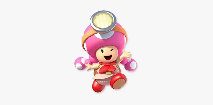 Toadette, Of Captain Toad - Captain Toad Treasure Tracker Toadette, transparent png #1486301