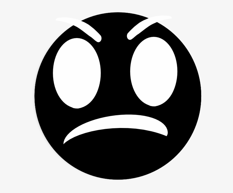 Angry Face Cliparts - Mad Face Cartoon Png, transparent png #1486325