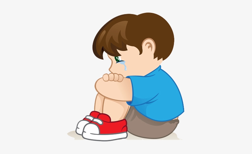 Sad Boy Cartoon Png Carsjp Com - Sad Boy Clipart Png, transparent png #1486488