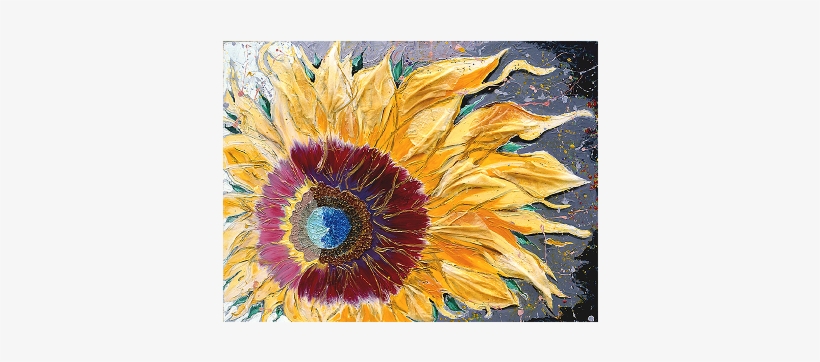 Night Bloom 2013, Mixed Media Collage On Canvas, 36 - Gerbera, transparent png #1486492