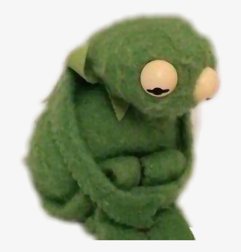 Pepe Lonely Sad Pepeissad Heartbroken - Kermit Meme, transparent png #1486636