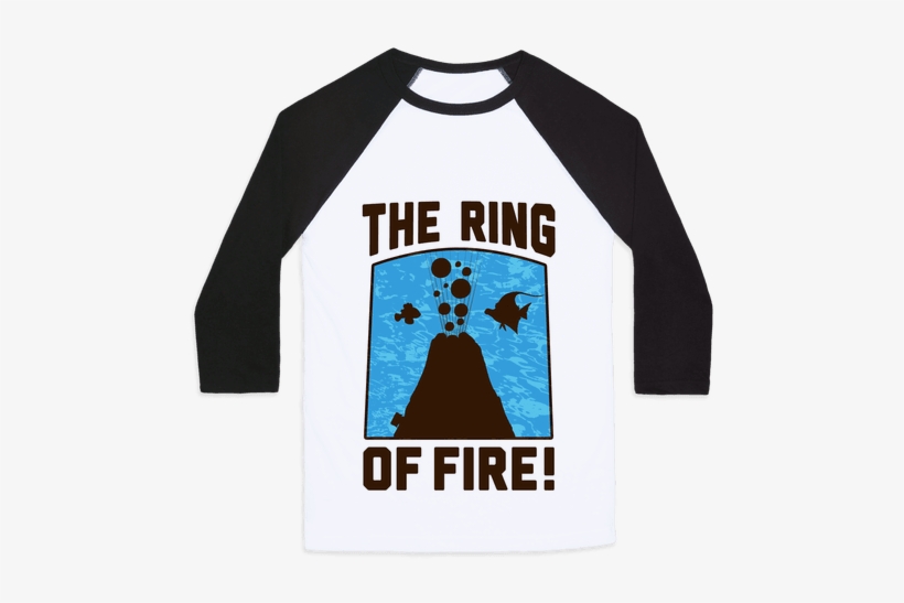 The Ring Of Fire Baseball Tee - Fight Club Book Club, transparent png #1486890