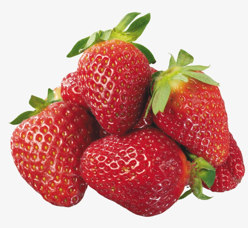 Group Of Strawberries - Raspberry Png, transparent png #1487186