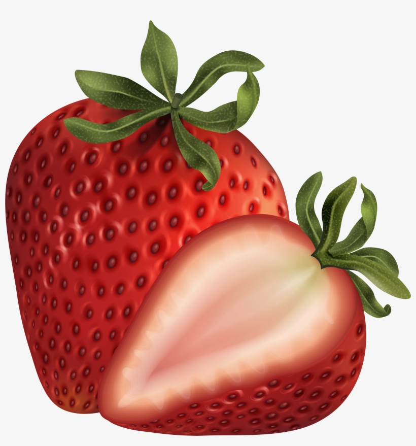 Strawberry Clip Art Image Black And White Stock - Strawberry Png, transparent png #1487322