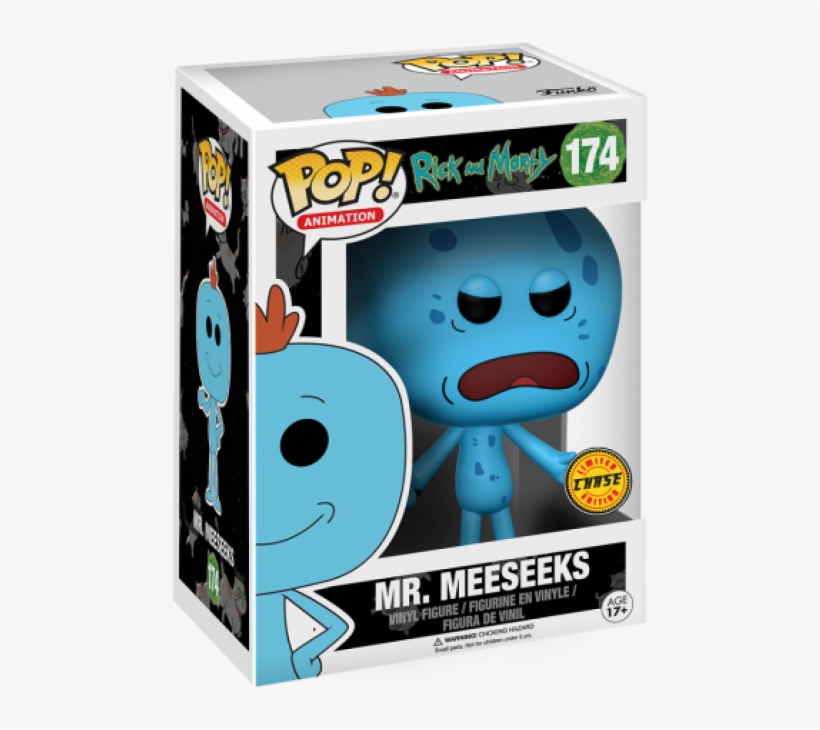 Rick And Morty Mr Meeseeks - Funko Pop Mr Meeseeks, transparent png #1487424