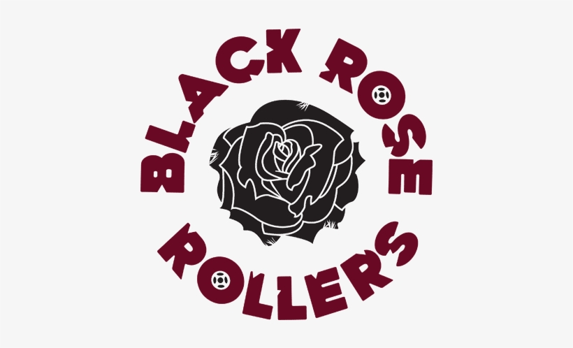Black Rose Rollers - Dog And Rose Transparent Graphics, transparent png #1487482