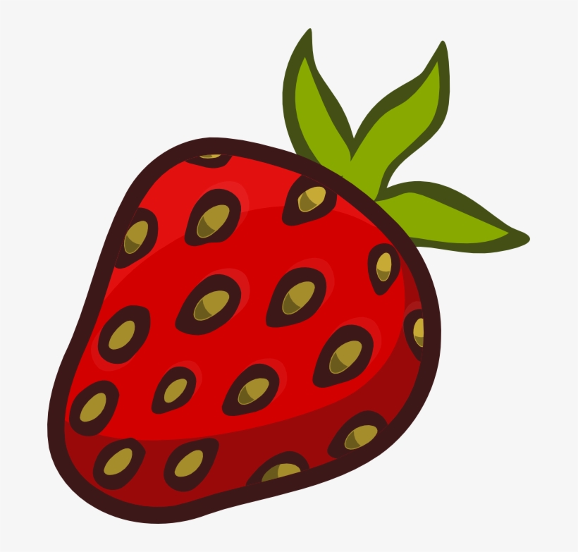 Strawberry Clipart Strawberry Fruit Clip Art Clipartandscrap - Clipart Strawberry Fruit Cartoon, transparent png #1487483