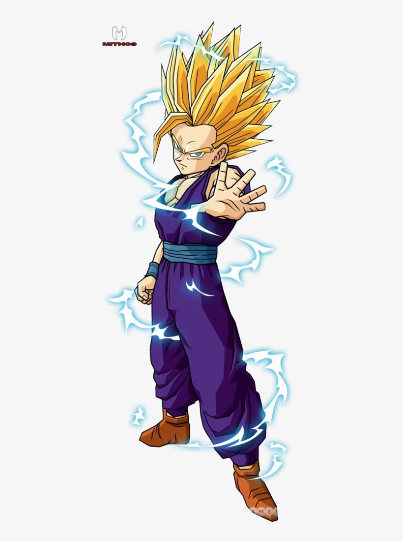 Teengohan2 Super Saiyan - Dragon Ball Z Characters Gohan Ssj2, transparent png #1487484