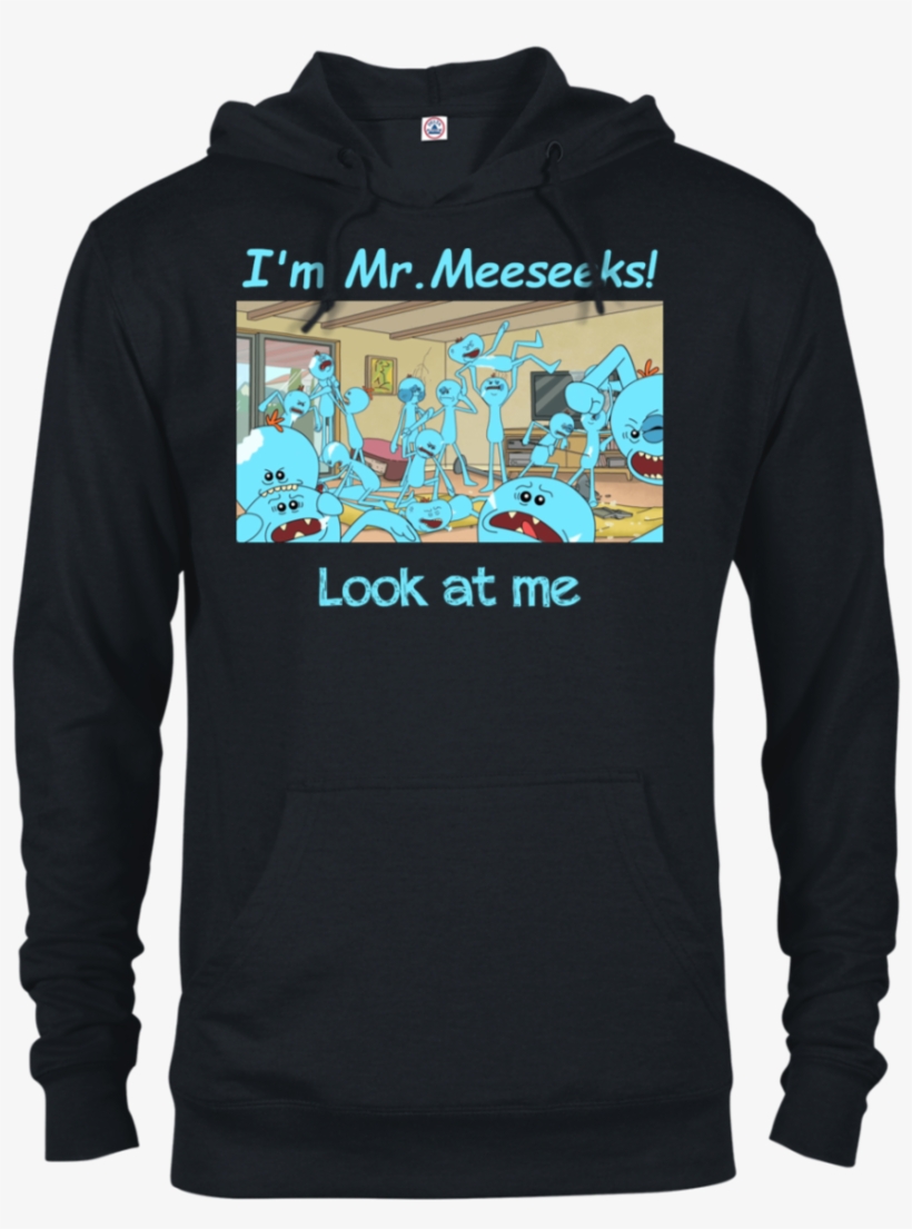 Mr Meeseeks Hoodie - Got Apparel Adult Unisex French Terry Hoodie Halloween, transparent png #1487501