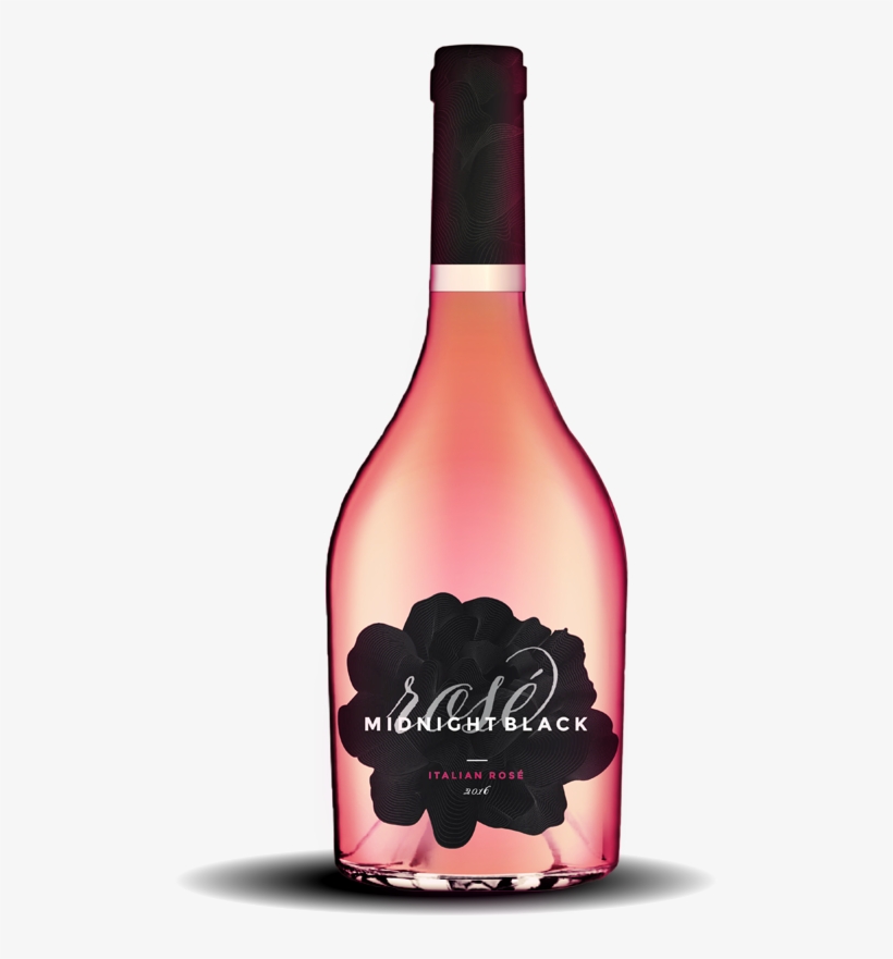 Midnight Black Rosé Has Arrived - Wine, transparent png #1487503