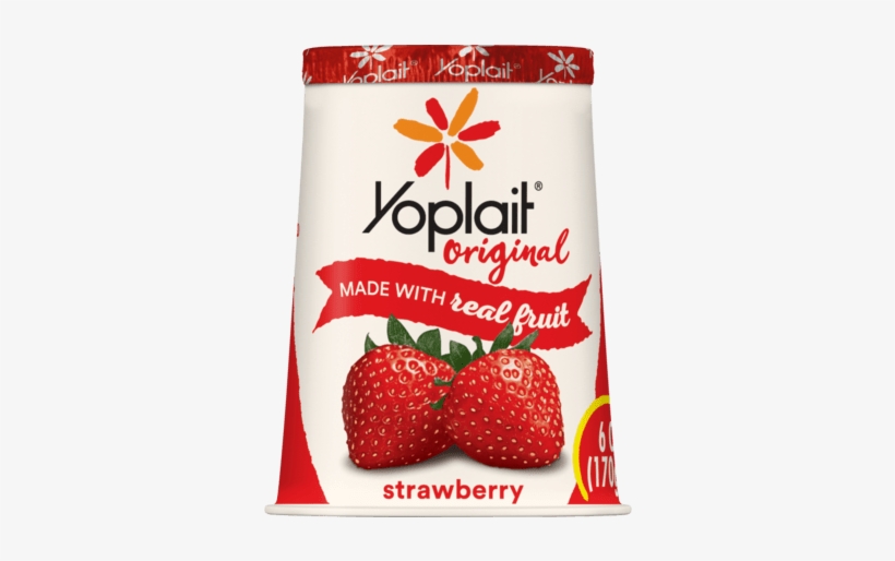 Srawberry - Yoplait Strawberry Yogurt, transparent png #1488358