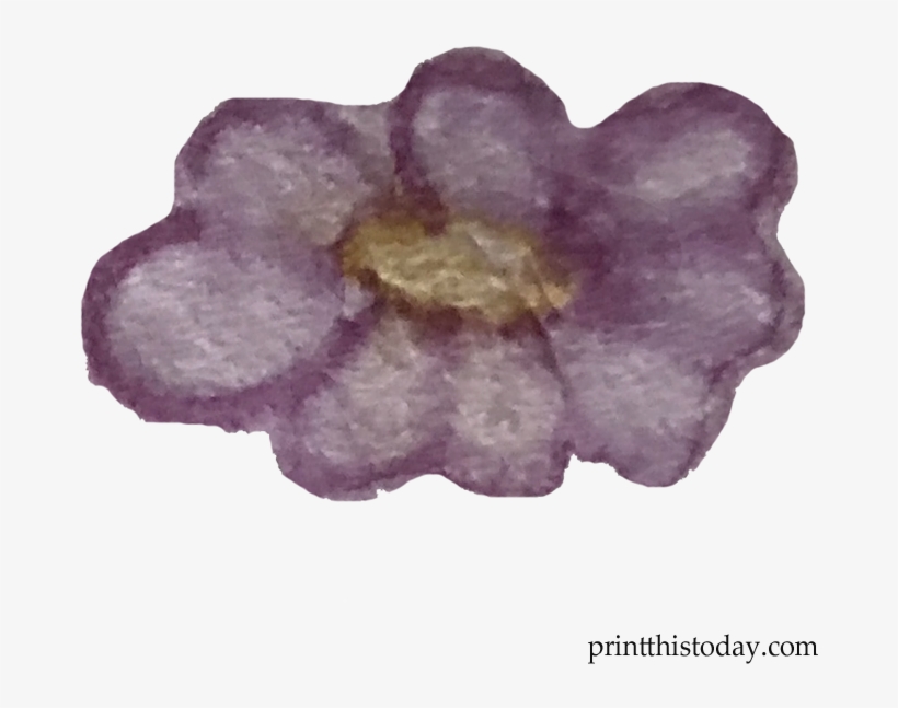 Free Watercolor Handmade Leaves Clipart Free Watercolor - Viola, transparent png #1488576