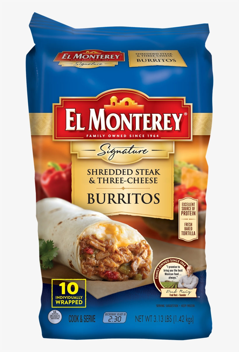 10pk Signature Shredded Steak & Cheese Burritos, transparent png #1488644