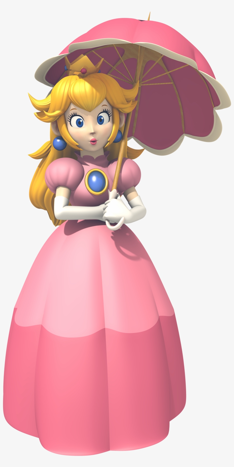 Download Princess Peach Clipart Umbrella - Princess Peach With ...