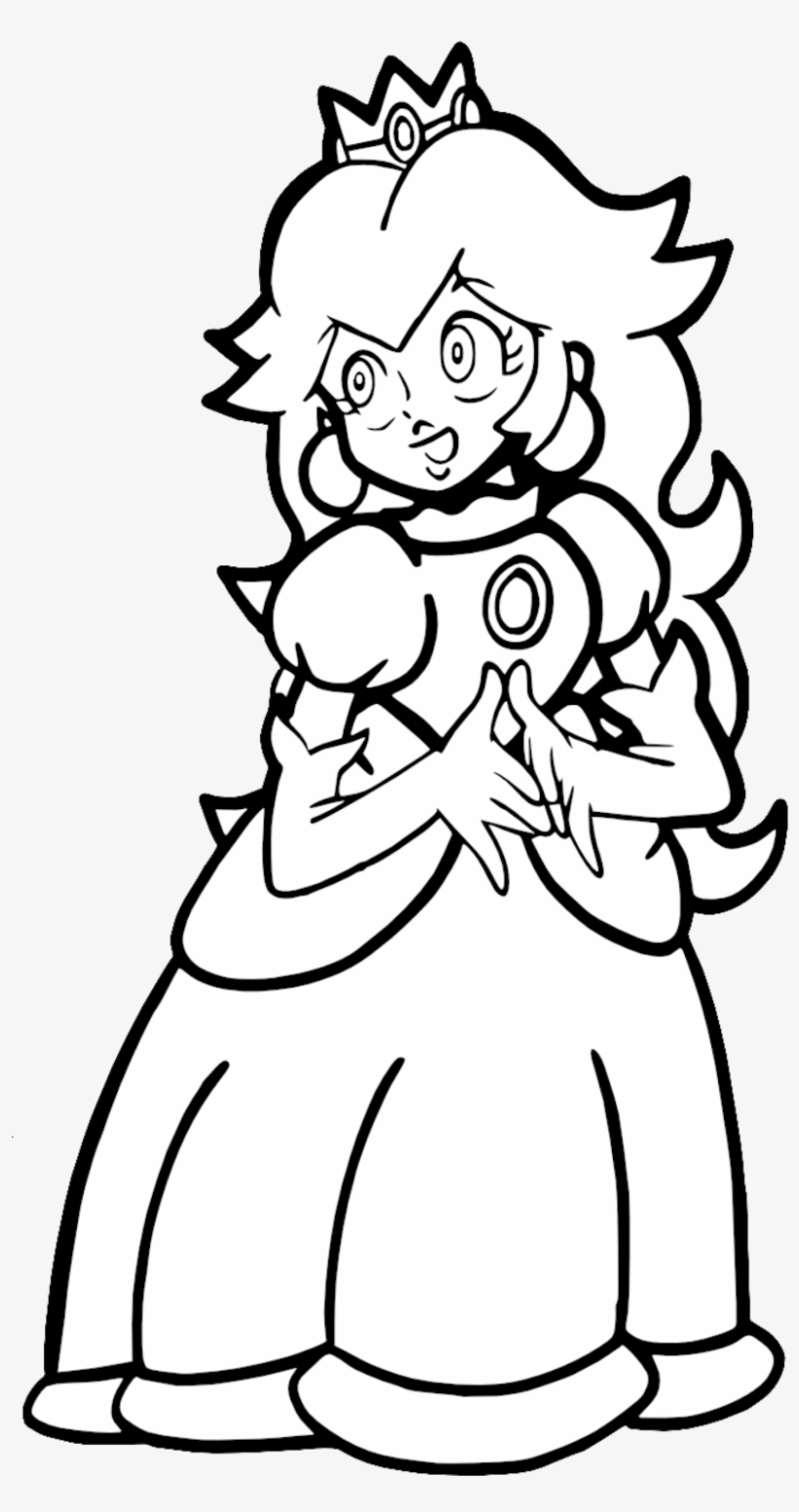 Princess Peach Toadstool Coloring Page Coloring Pages Vrogue co