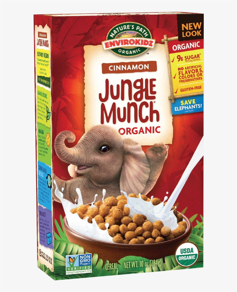 Envirokidz Organic Corn Puffs Gorilla Munch Cereal, transparent png #1488732