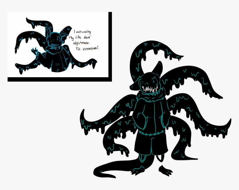 Tentacle Hell By Xeekyxeek On Deviantart Banner Transparent - Drawing, transparent png #1488769