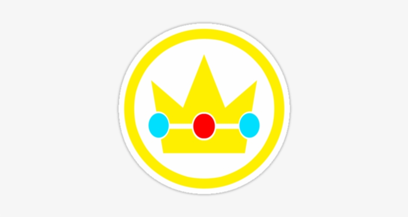 Download "princess Peach Crown" Stickers By Sirrockalot, Redbubble ...