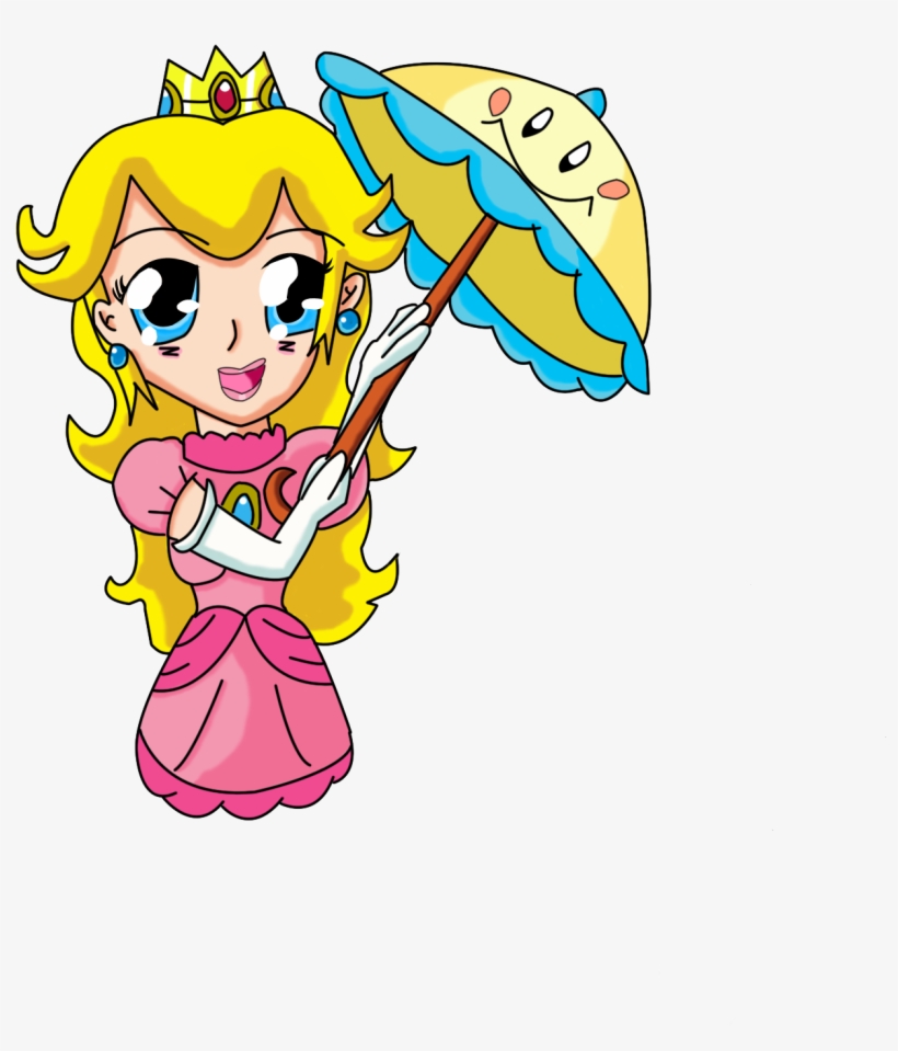 Author Comments - Peach Chibi, transparent png #1488972