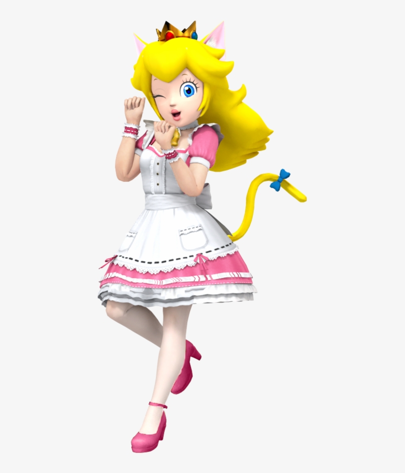 Tsuaii Princess Peach - Cat Peach, transparent png #1489190