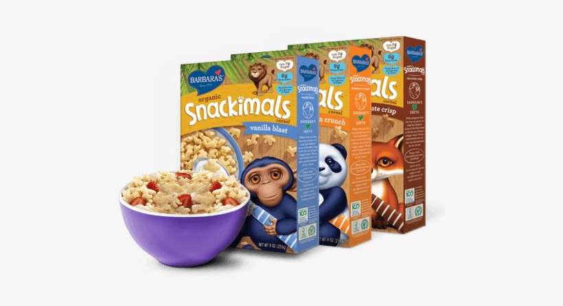 Snackimals Cereal - Barbara's Bakery - Snackimals Vanilla Blast Cereal,, transparent png #1489238