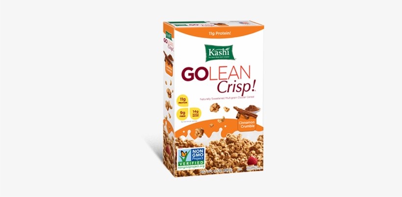 Cinnamon Crumble Cereal - Kashi Go Lean Cinnamon Crisp, transparent png #1489263