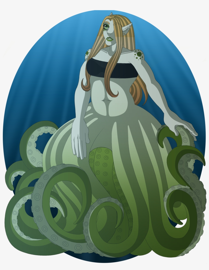 Tentacle Action - Illustration, transparent png #1489354