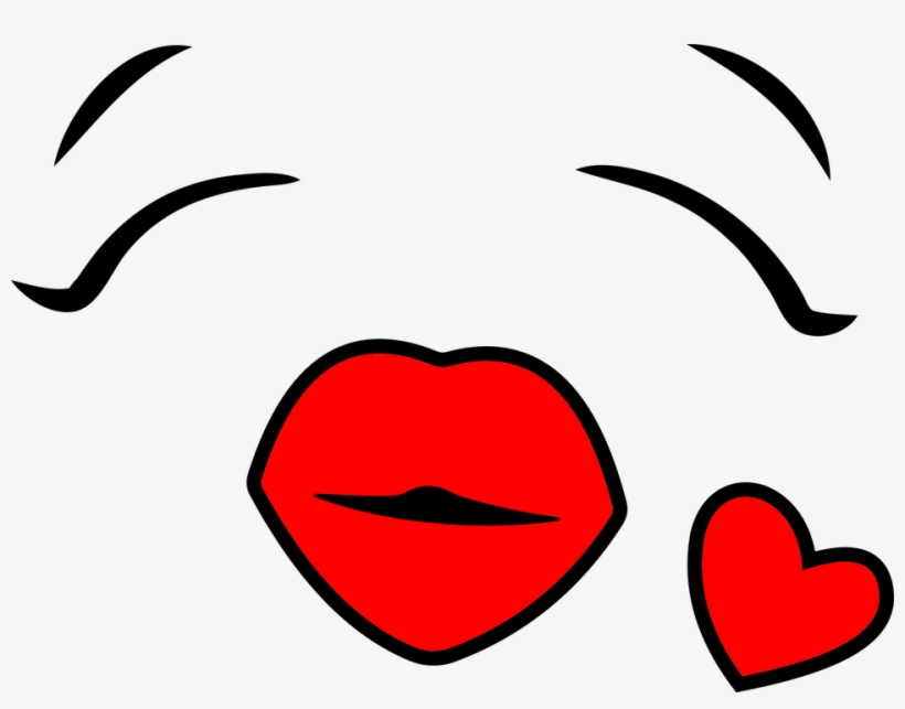 Female, Heart, Love, Kiss, Smiley, Face, Emoji - Smiley Face, transparent png #1489757