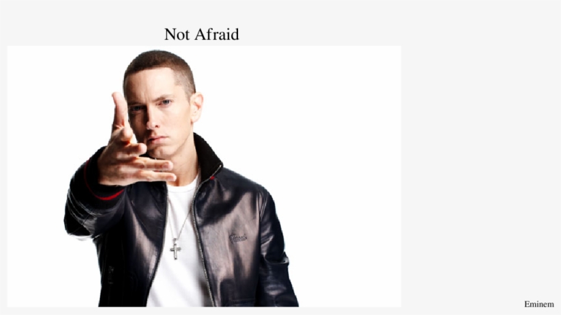 Not Afraid Sheet Music Composed By Eminem 1 Of 23 Pages - Eminem Png, transparent png #1489779