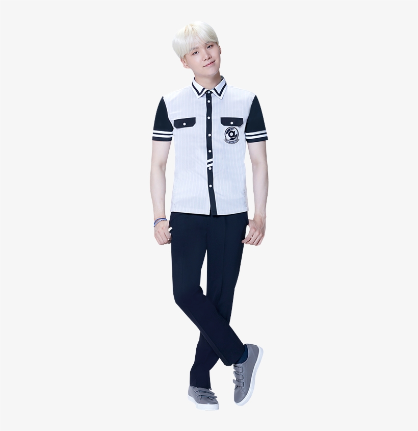 Smart X Bts - Yoongi Smart Uniform, transparent png #1489904