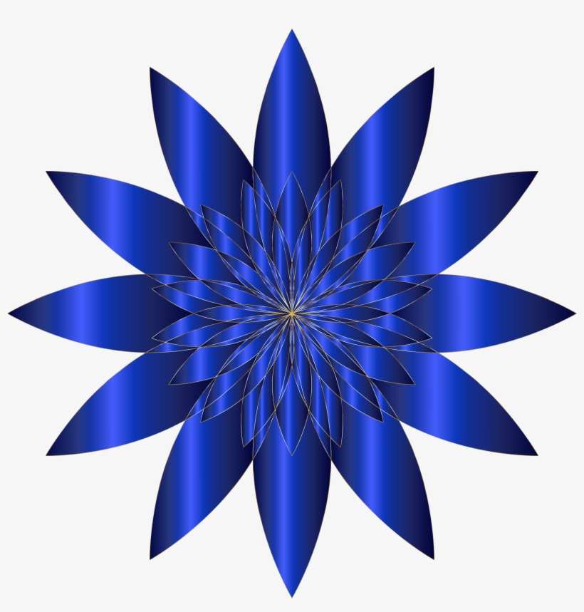 Chromatic Flower 6 No Background Png Transparent Library - Vector Graphics, transparent png #1489932