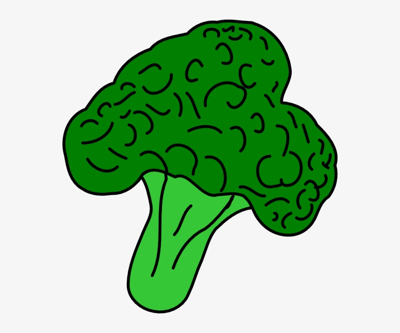 Broccoli Clipper - Veggie Clipart, transparent png #1490062