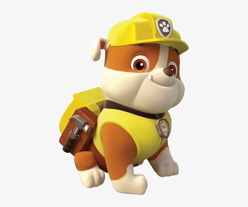 Paw Patrol Rubble Png Graphic Library - Paw Patrol Characters Rubble, transparent png #1490063