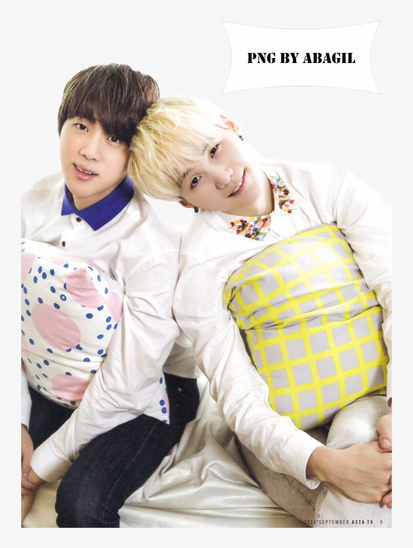 Bts Suga X Jin Clipart Suga Bts K-pop - Cute Yoongi And Jin, transparent png #1490064