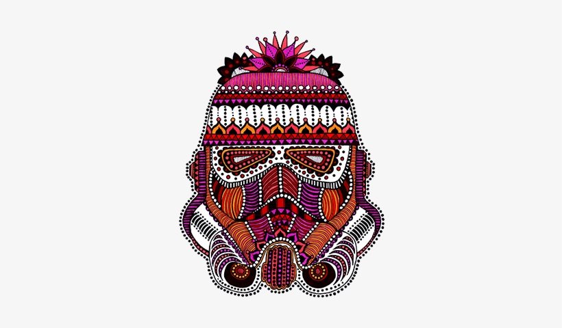 Star Wars Sugar Skull - Skull Pop Art Png, transparent png #1490203