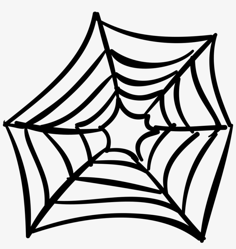 Halloween Spider Web Comments - Telaraña Halloween Vector, transparent png #1490677