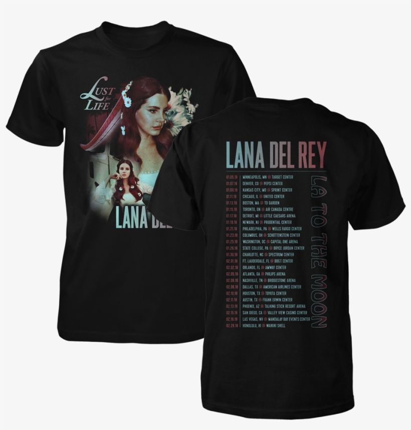 L4l To The Moon Tee - Lana Del Rey La To The Moon Merch, transparent png #1490679